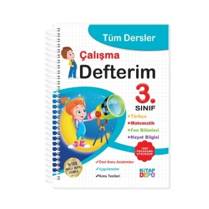 TAY TÜM DERSLER ÇALIŞMA DEFTERİM 3.SINIF