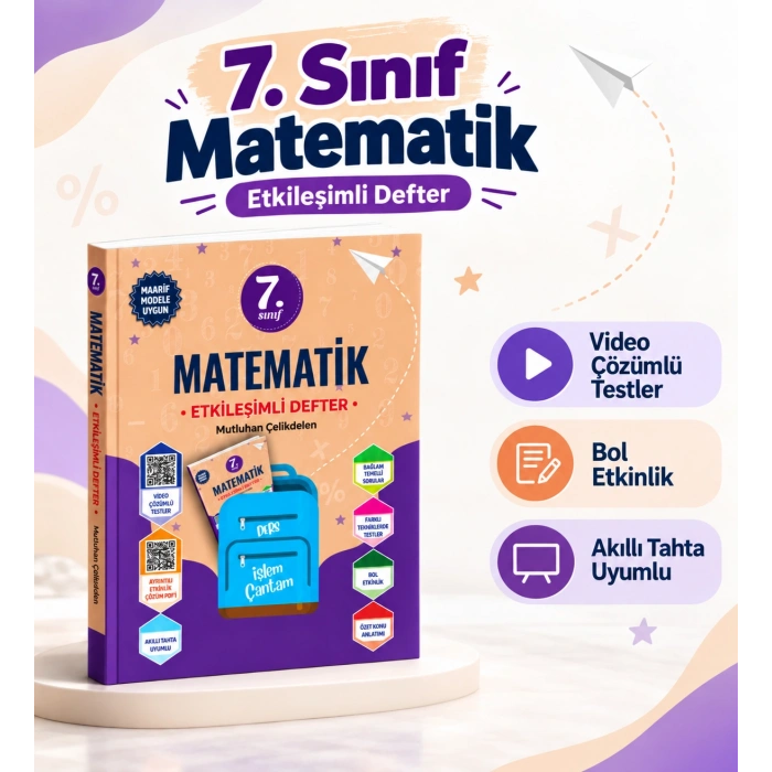 7.SINIF MATEMATİK ETKİLEŞİMLİ DEFTER