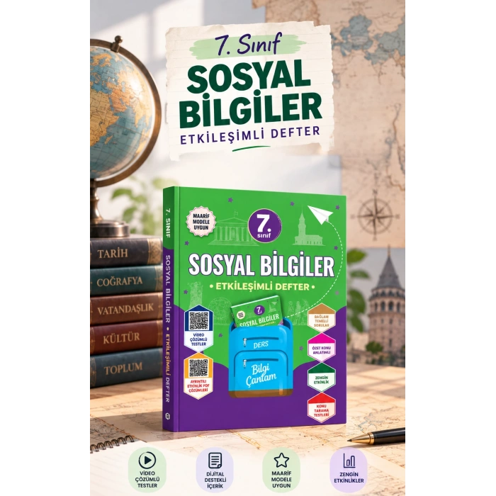 7.SINIF SOSYAL BİLGİLER ETKİLEŞİMLİ DEFTER