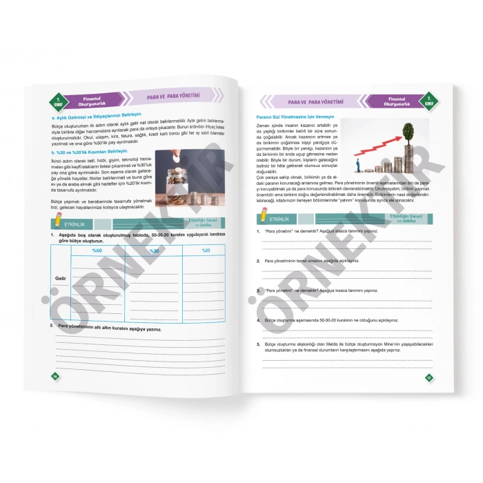 7.SINIF FİNANSAL OKURYAZARLIK