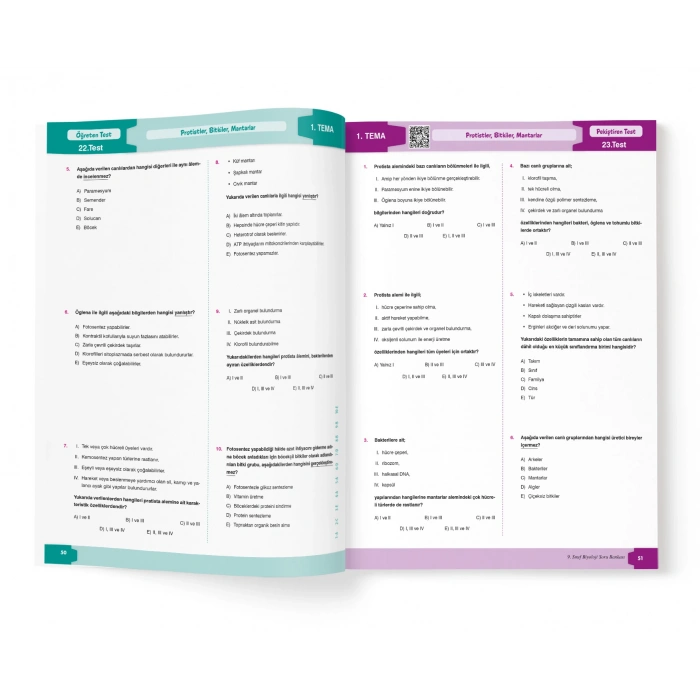 9.SINIF PERİSKOP BİYOLOJİ SORU BANKASI