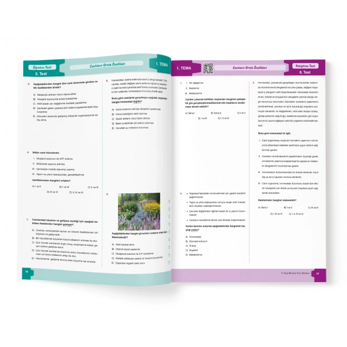 9.SINIF PERİSKOP BİYOLOJİ SORU BANKASI