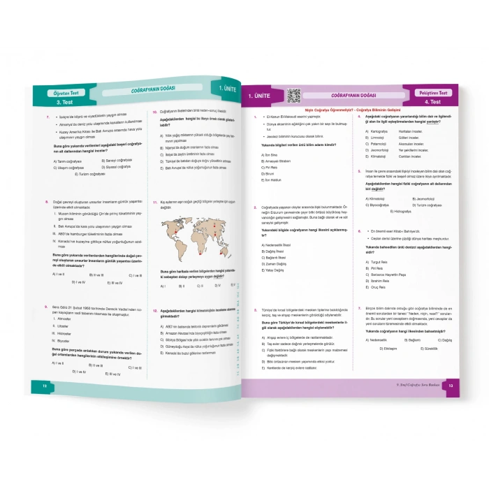 9.SINIF PERİSKOP COĞRAFYA SORU BANKASI