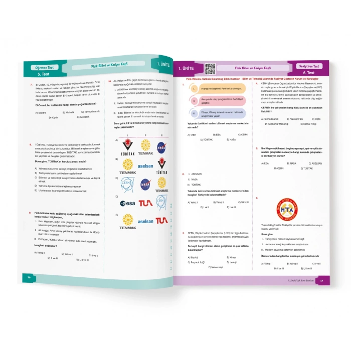 9.SINIF PERİSKOP FİZİK SORU BANKASI