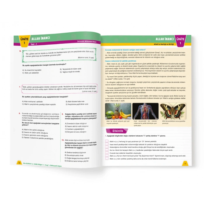 DİN KÜLTÜRÜ VE AHLAK B. 5.SINIF ETKİLEŞİMLİ DEFTER
