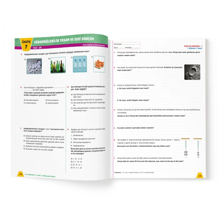 FEN BİLİMLERİ 5.SINIF ETKİLEŞİMLİ DEFTER