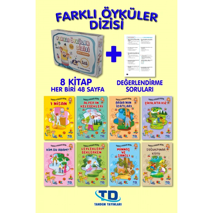KUTU FARKLI ÖYKÜLER DİZİSİ 10 KİTAP