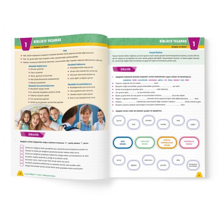 SOSYAL BİLGİLER 5.SINIF ETKİLEŞİMLİ DEFTER