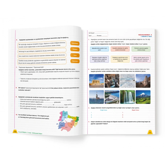 SOSYAL BİLGİLER 5.SINIF ETKİLEŞİMLİ DEFTER