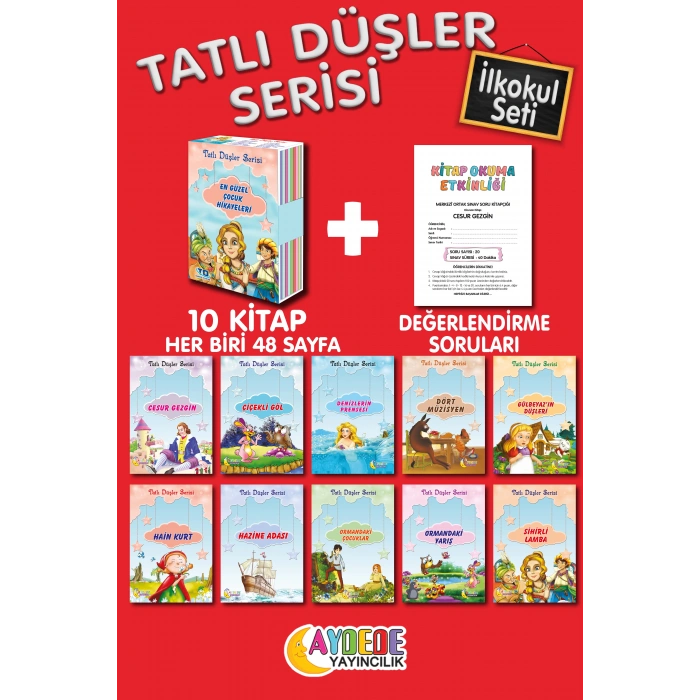 TATLI DÜŞLER SERİSİ-EN GÜZEL ÇOCUK HİKAYELERİ 10 KİTAP