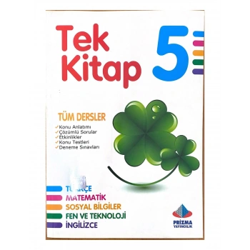 TEK KİTAP TÜM DERSLER KONU ANLATIMLI 5.SINIF