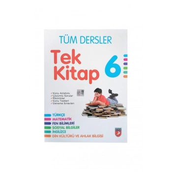 TEK KİTAP TÜM DERSLER KONU ANLATIMLI 6.SINIF
