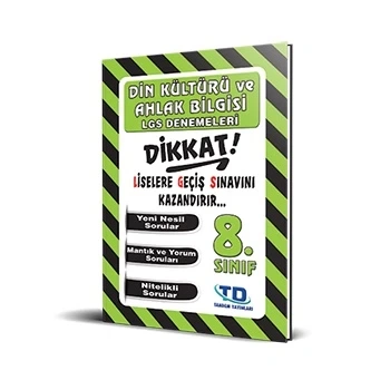 DİN KÜLTÜRÜ VE AHLAK BİLGİSİ LGS DİKKAT DENEMELERİ