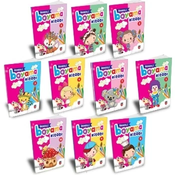 ÖRNEKLİ BOYAMA KİTABI 10LU