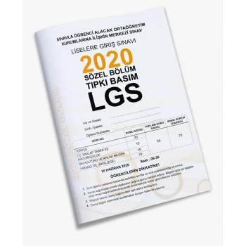 TIPKI BASIM LGS 2020