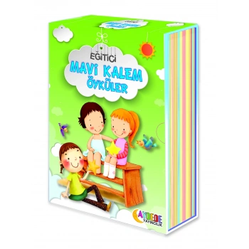 EĞİTİCİ MAVİ KALEM ÖYKÜLER 8 KİTAP