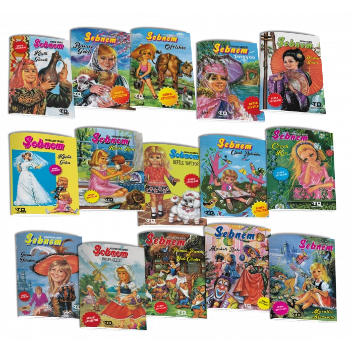 Şebnem Bebek 15 Li Moda, Kostümler, Minikler Full Set Bebek Giysileri Etkinlik Kitabı