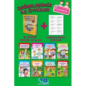 KUTU DEĞERLERİMİZ İLE ÖYKÜLER 8 KİTAP