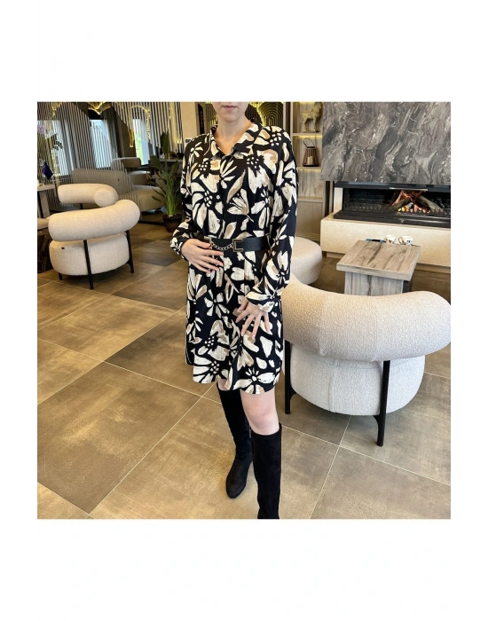 TUNİK SİYAH ELBİSE