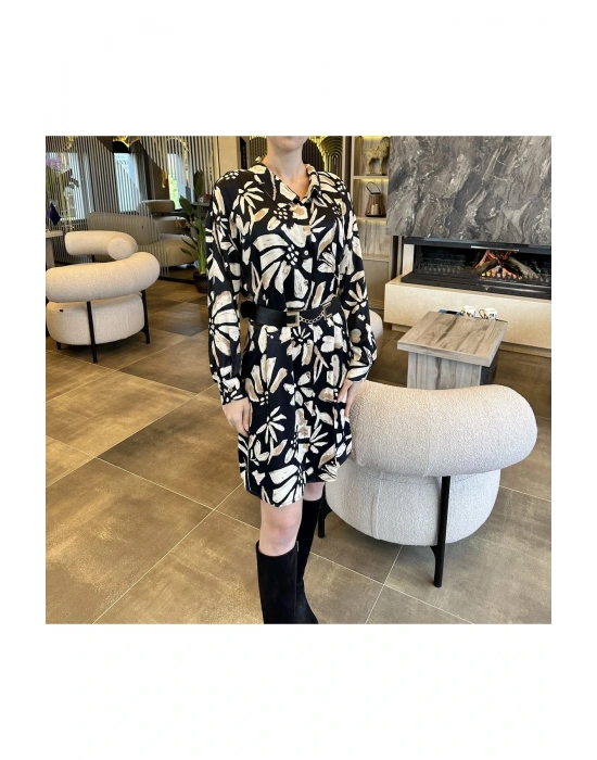 TUNİK SİYAH ELBİSE