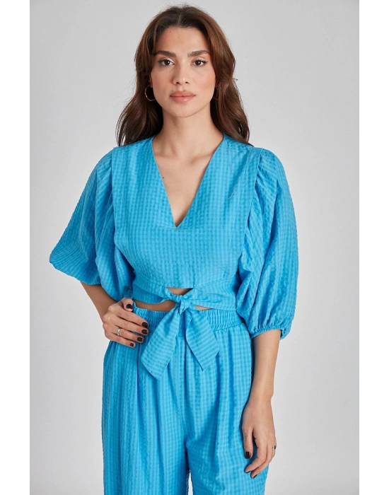 KROPLU PALAZZO TAKIM MAVİ 50630-02