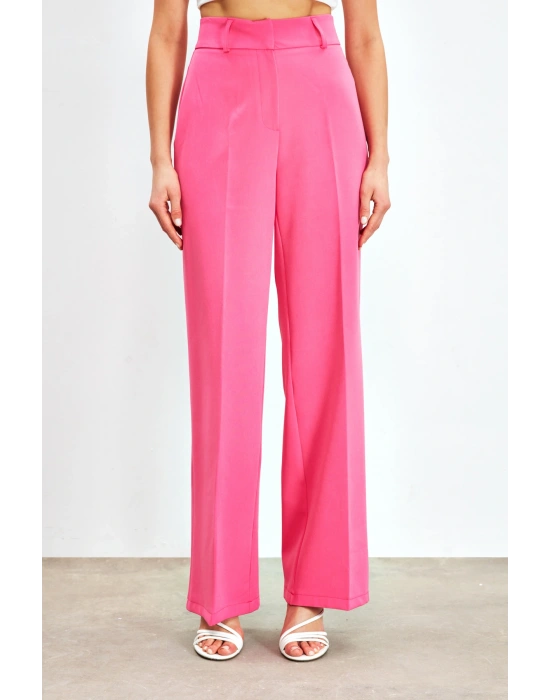 Klasik Bol Paça Pantolon - PEMBE