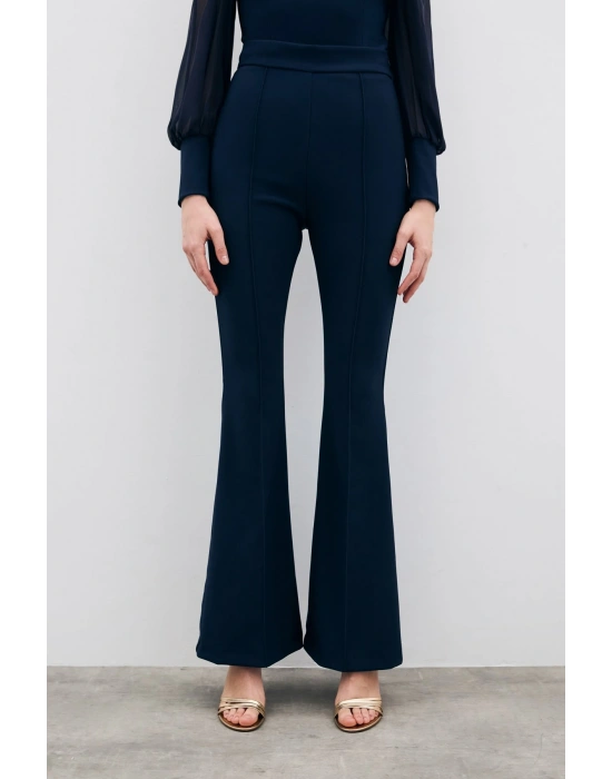 İspanyol Paça Pantolon - Lacivert