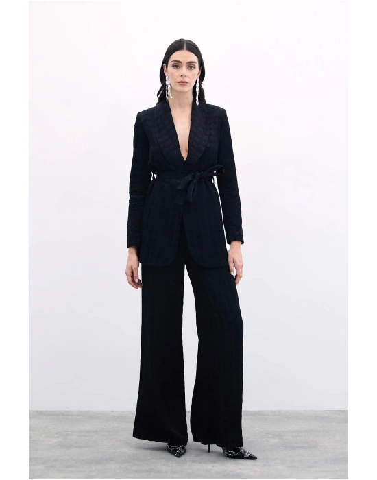 Bol Paça Pantolon - Siyah