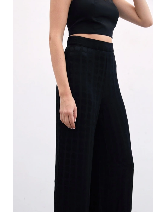 Bol Paça Pantolon - Siyah