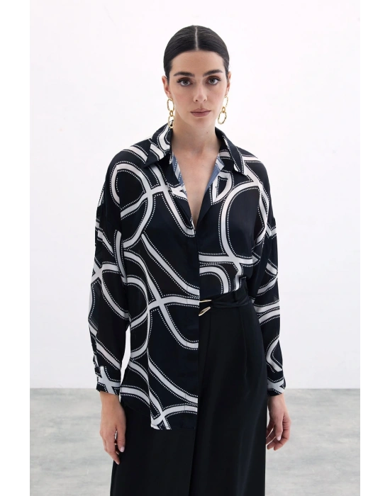 Salaş Gömlek - Siyah