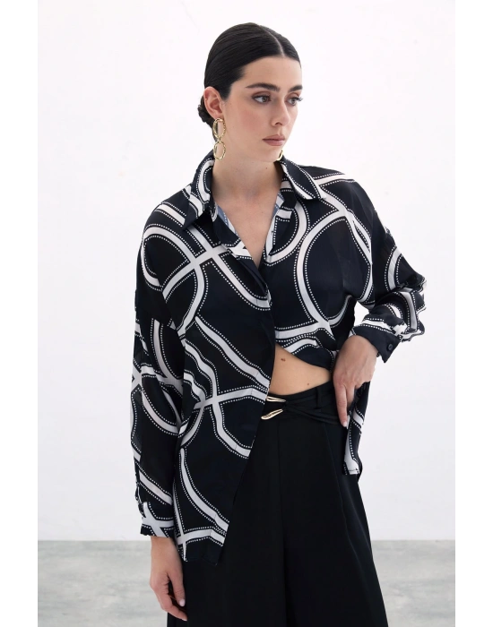 Salaş Gömlek - Siyah