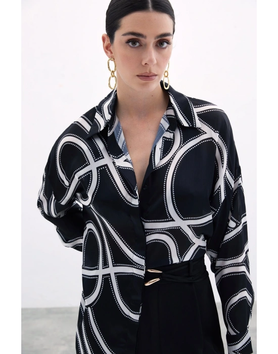 Salaş Gömlek - Siyah