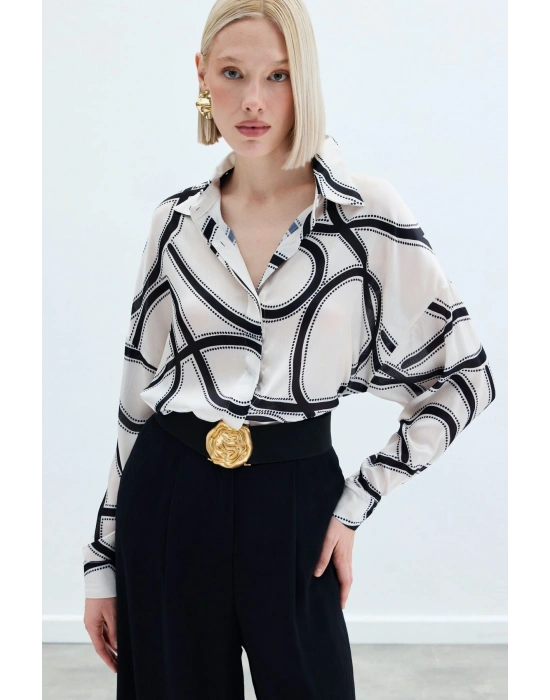 Salaş Gömlek - Ekru