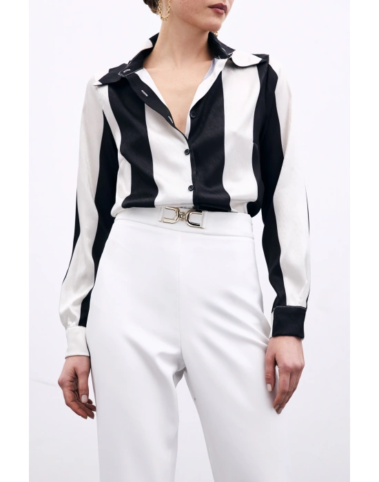 Aksesuar Detaylı Pantolon - Ekru