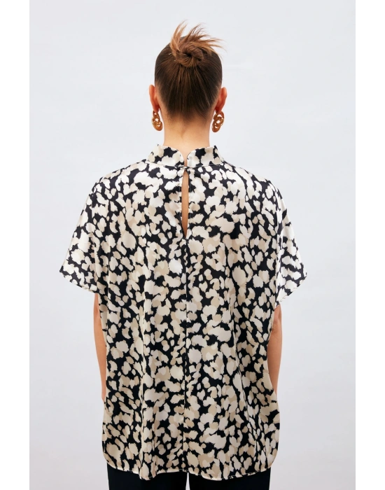 Yarasa Kol Salaş Bluz - Siyah