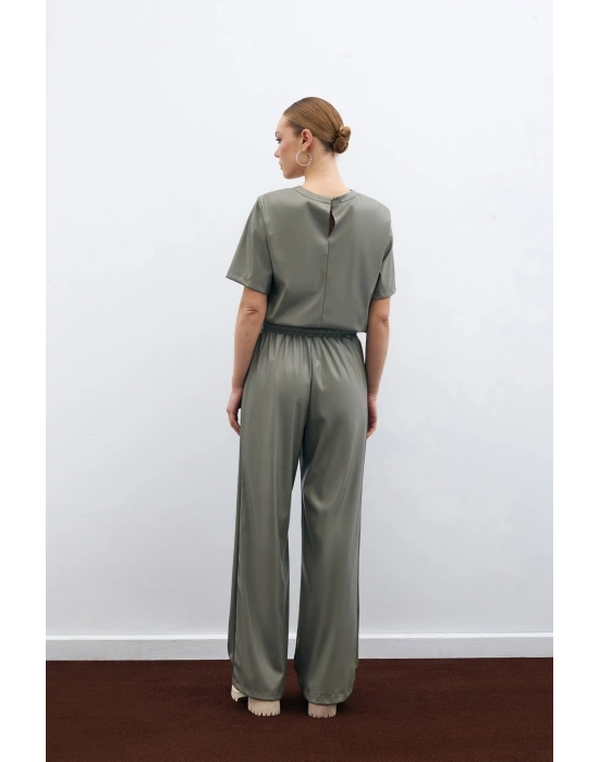 Salaş Deri Pantolon - Çağla Yeşili