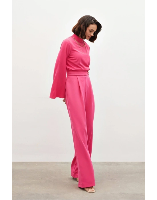 Bel Detaylı Pantolon