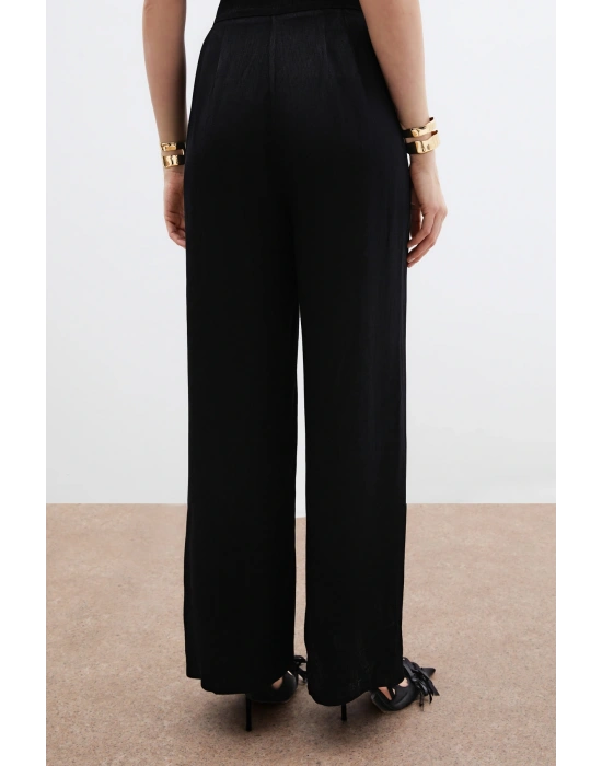 Cepli Bol Pantolon - Siyah