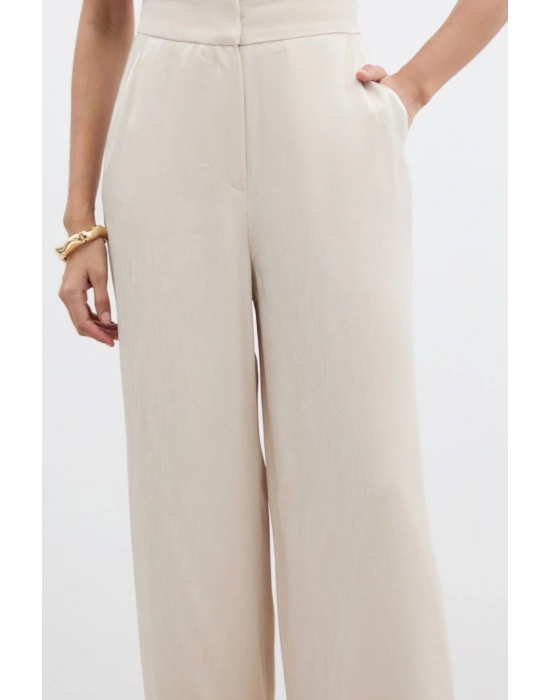 Cepli Bol Pantolon - Bej