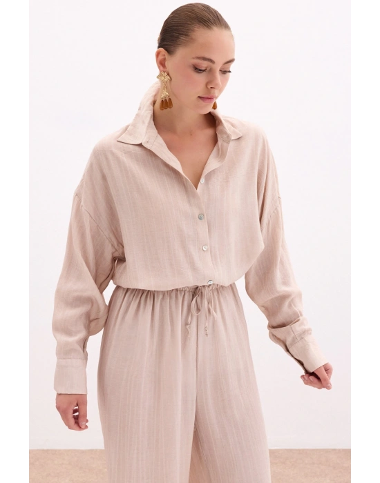 Salaş Gömlek - Bej