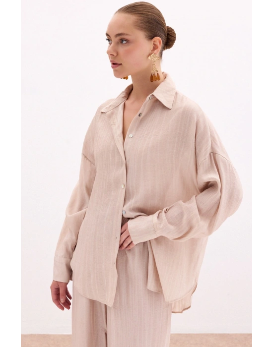 Salaş Gömlek - Bej