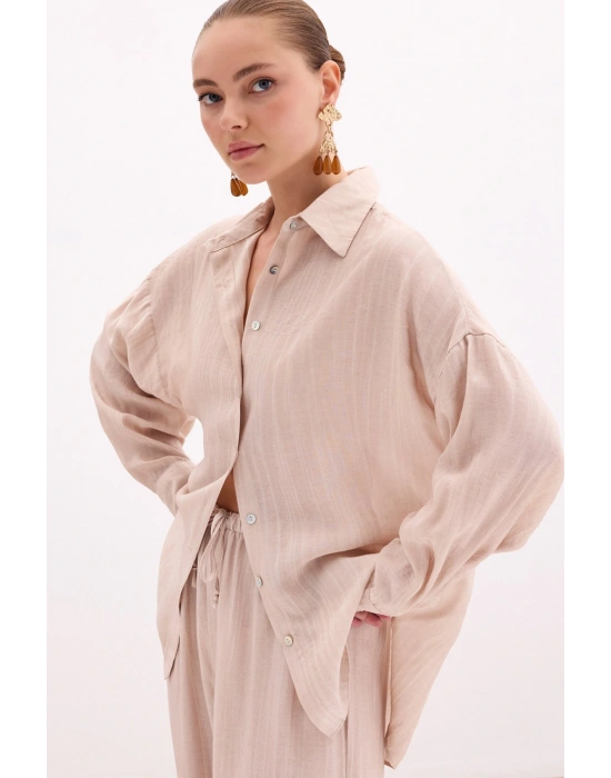 Salaş Gömlek - Bej