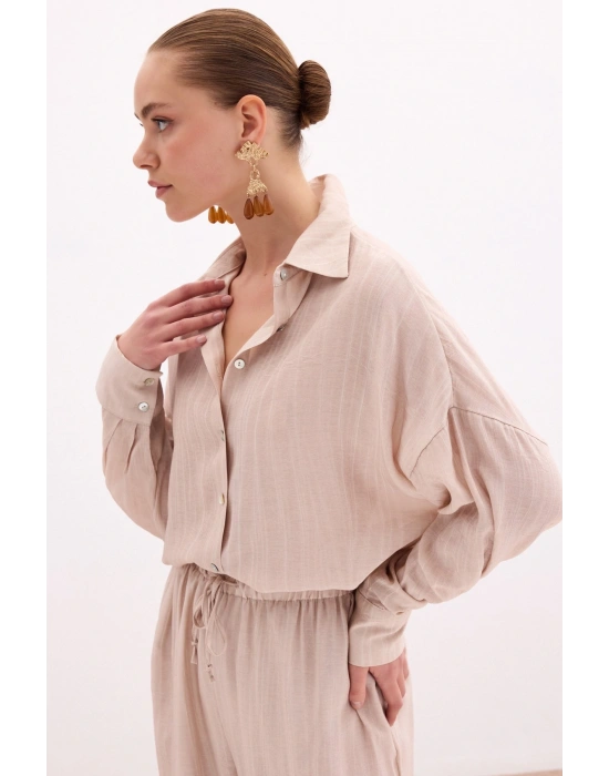 Salaş Gömlek - Bej