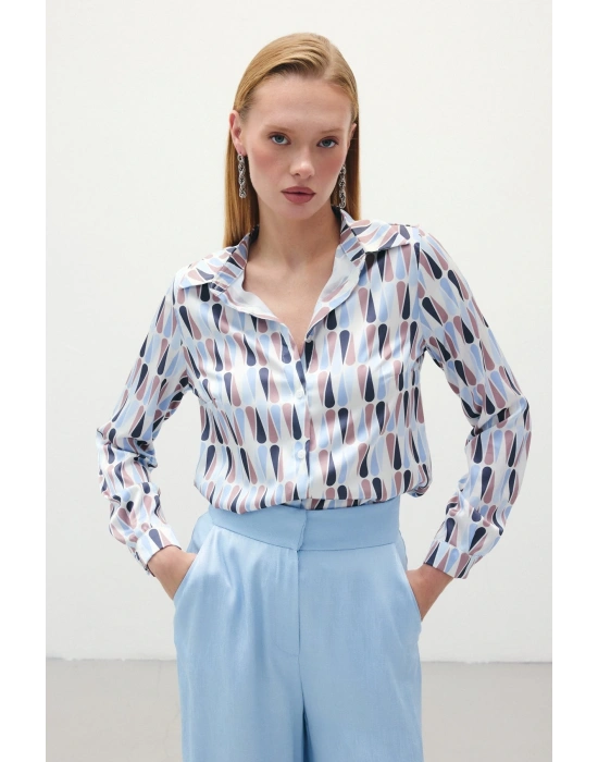 Düz Klasik Gömlek - Bebe Mavi