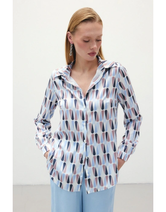 Düz Klasik Gömlek - Bebe Mavi