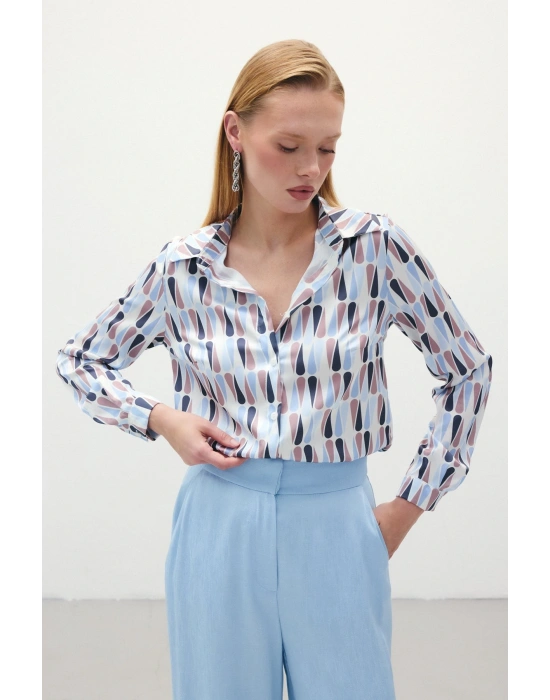 Düz Klasik Gömlek - Bebe Mavi