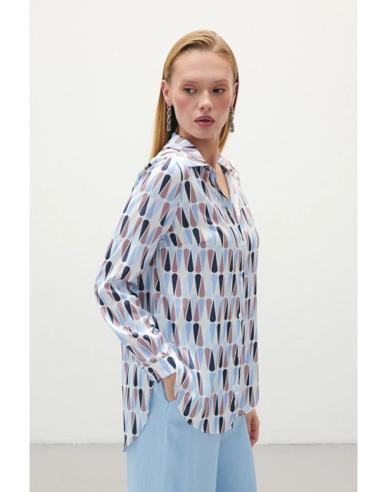 Düz Klasik Gömlek - Bebe Mavi