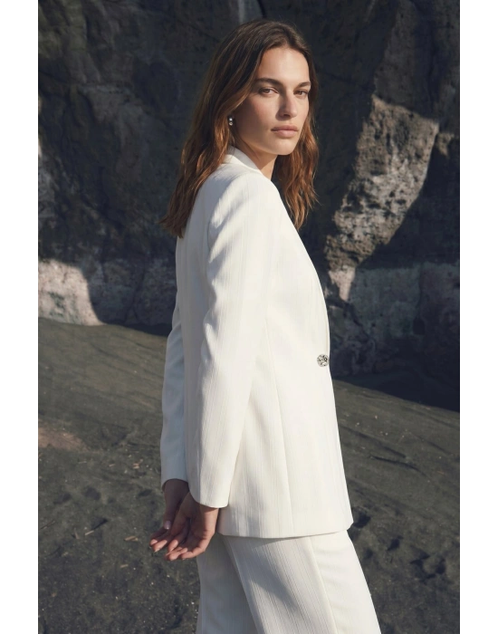 Anna Ceket - Ekru