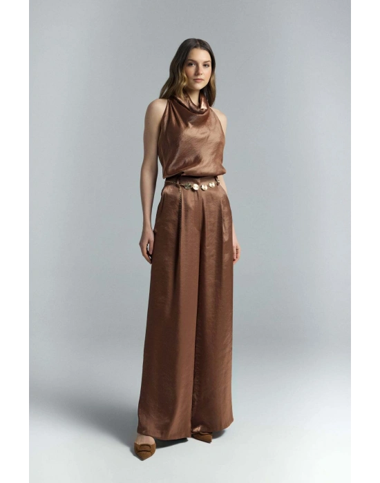 Aura Pantolon - Kahve