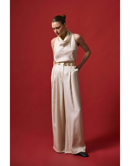 Aura Pantolon - Taş